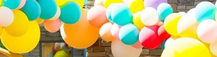 Colorful balloons.